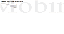 Desktop Screenshot of gestion.mobincube.com