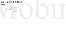 Tablet Screenshot of gestion.mobincube.com